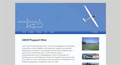 Desktop Screenshot of flugsport-wien.at
